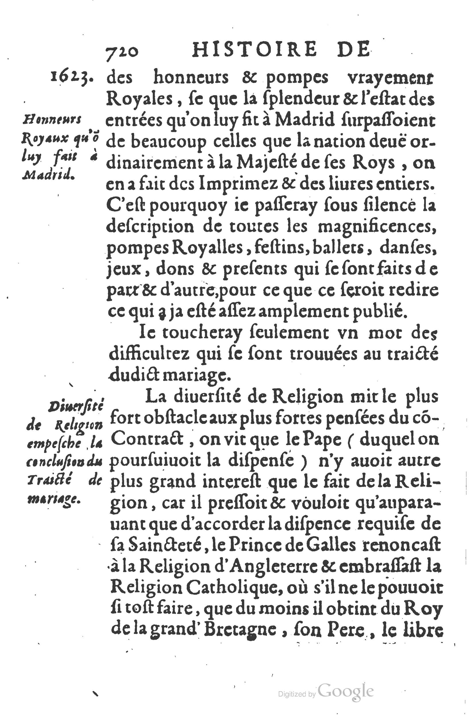 1626 - Joseph Bouillerot - Trésor de l’histoire générale de notre temps - BSB Munich