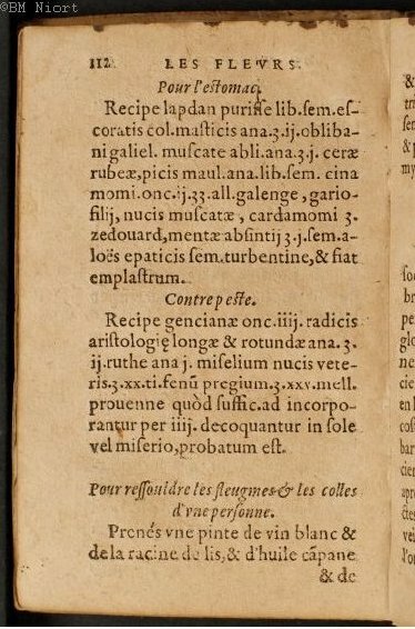 1586 - Benoît Rigaud - Trésor des fleurs et secrets de médecine - Université Paris Cité