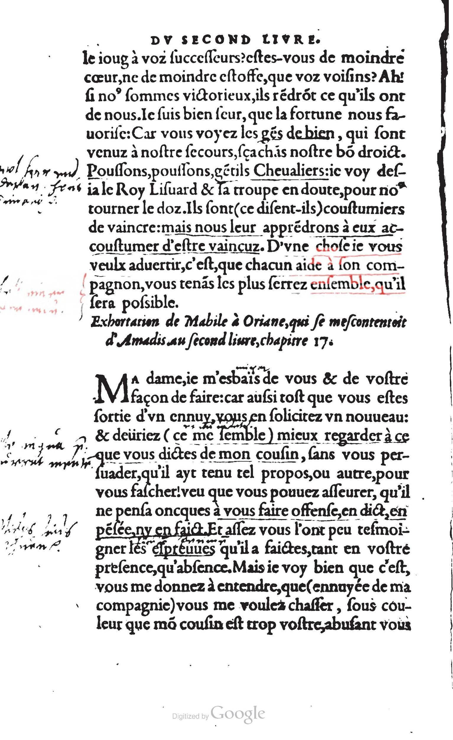 1560 - Vincent Sertenas et Gilles Robinot - Trésor des Amadis - British Library