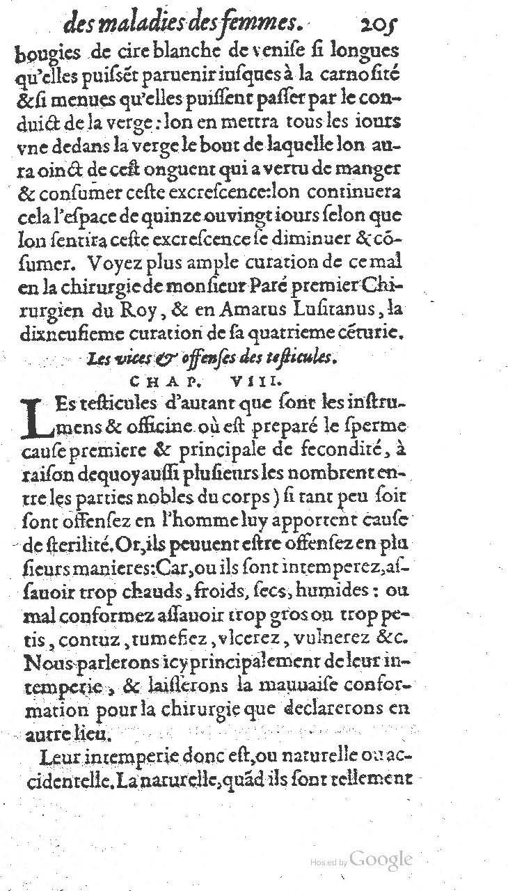 1585 - Jacques du Puis - Trésor des remèdes secrets pour les maladies des femmes - BnF