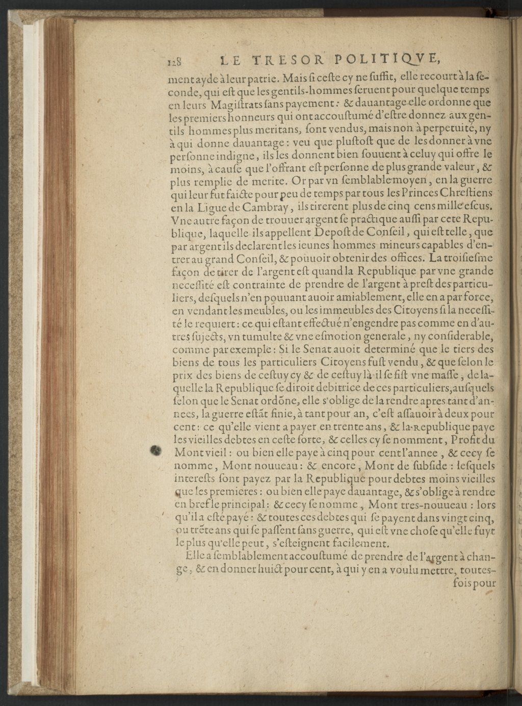 1608 - Nicolas Du Fossé - Trésor politique - BnF Tolbiac