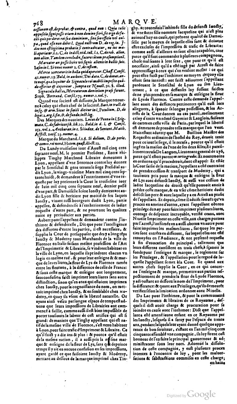 1629 - Veuve Nicolas Buon - Trésor du droit français (29620 T. 2) - BM Lyon