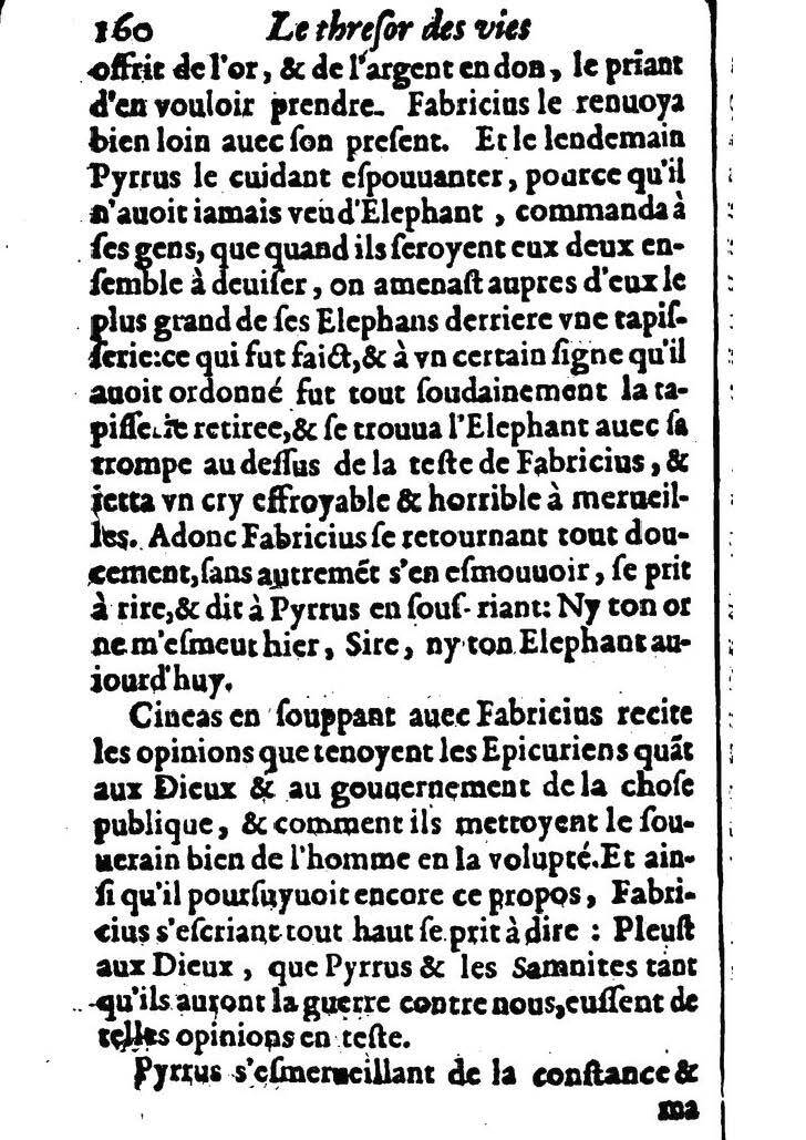 1611 - Pierre Rigaud - Trésor des vies de Plutarque - BM Lyon