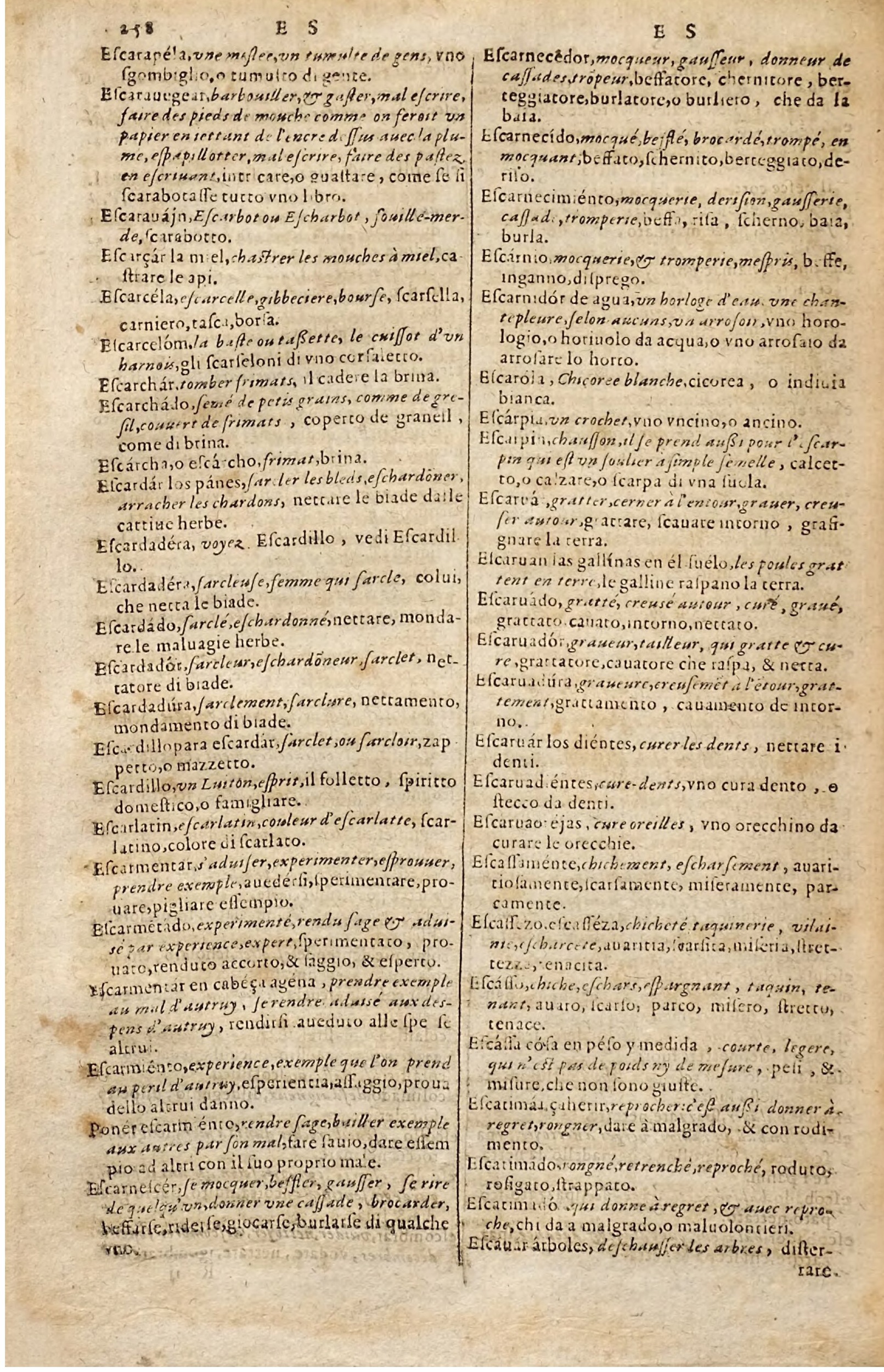 1627 - Jacques Crespin - Trésor des trois langues - Regensburg