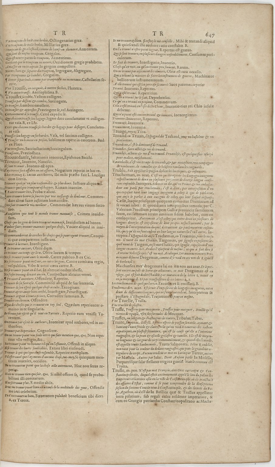 1606 - David Douceur - Trésor de la langue française - BnF