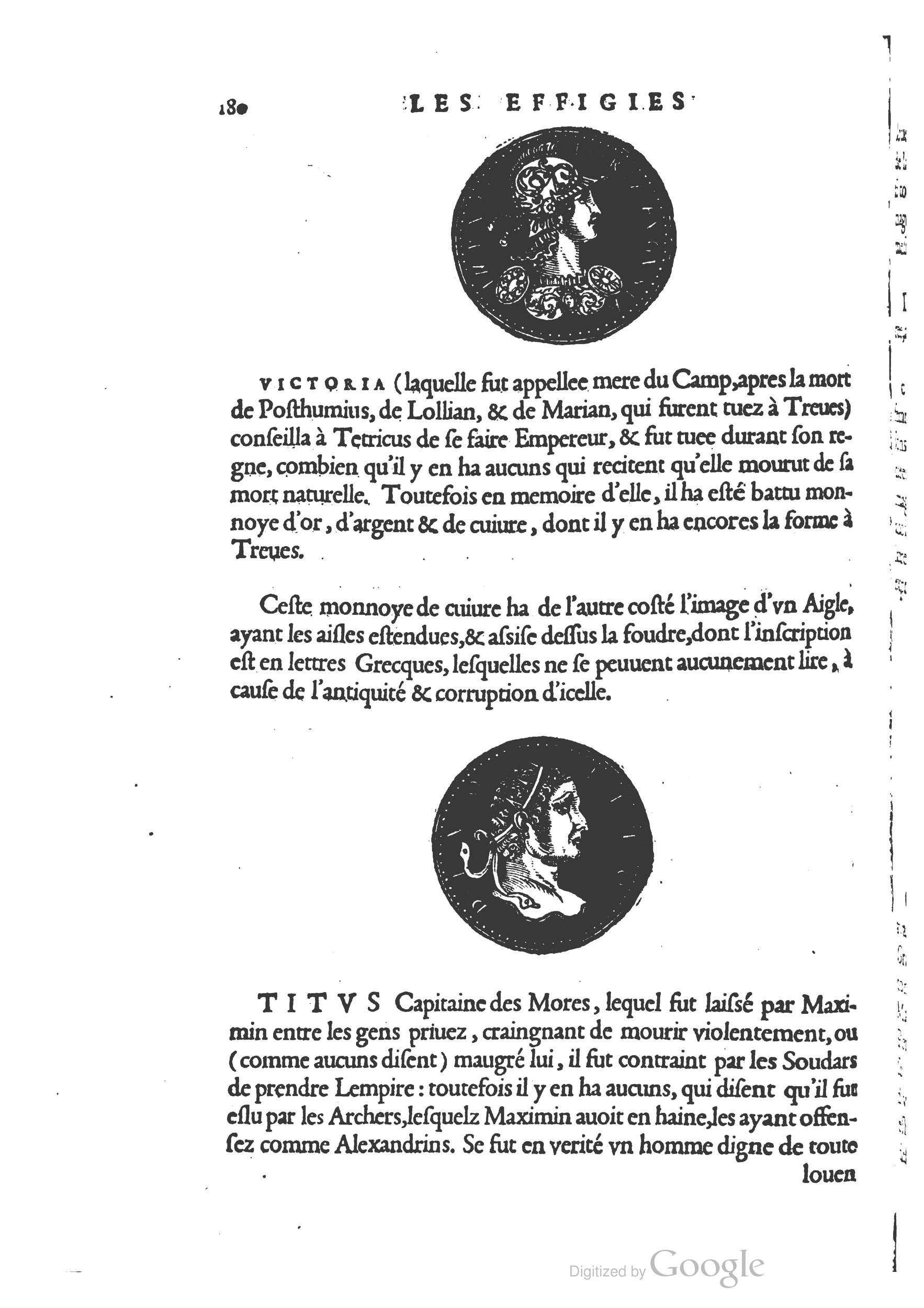 1553 - Jacopo Strada et Thomas Guérin - Épitome du Trésor des antiquités - BM Lyon