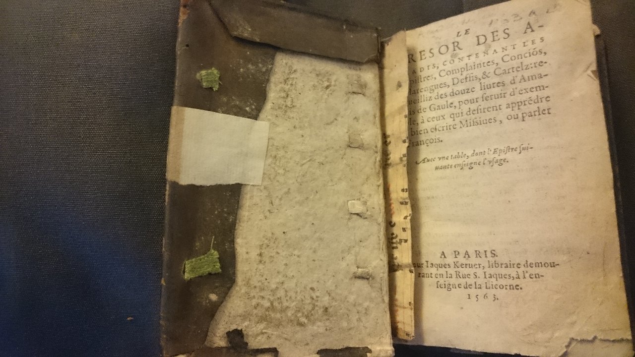 1563 - Jacques Kerver et Jean Ruelle - Trésor des Amadis - British Library