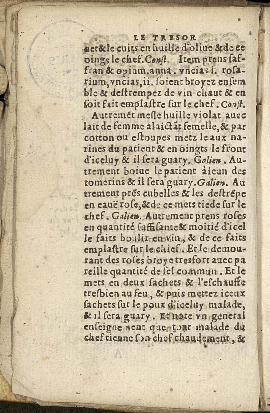 1581 - Jean Bailleur - Trésor des pauvres - Le Havre