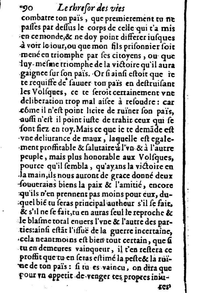 1611 - Pierre Rigaud - Trésor des vies de Plutarque - BM Lyon
