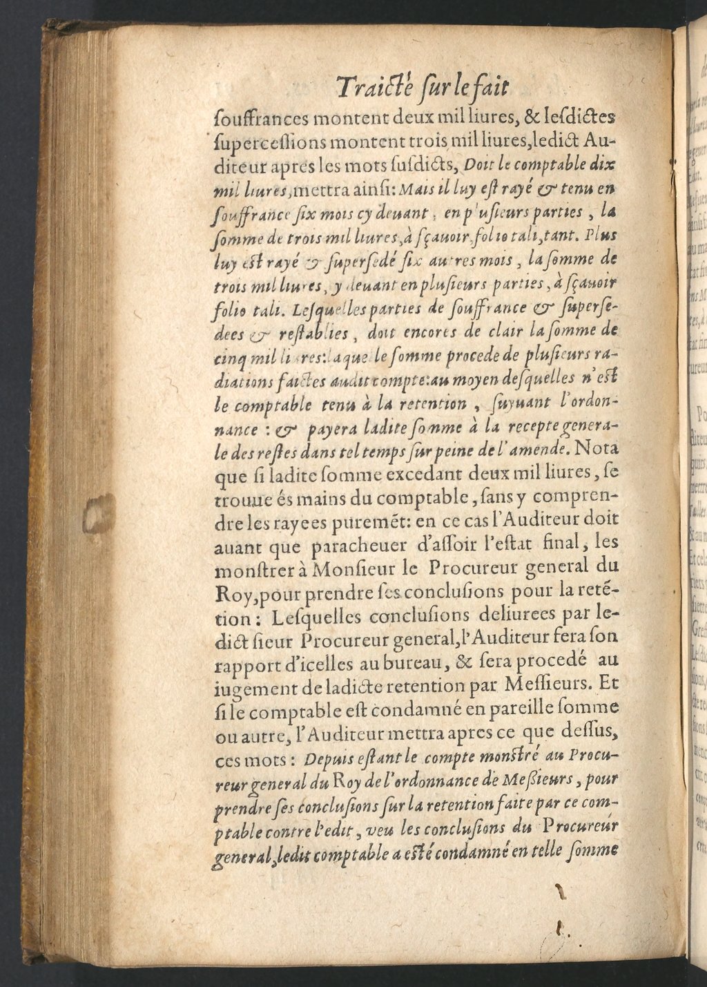 1599 - Claude de Monstr’oeil et Jean Richer - Trésor des instructions des finances - BnF