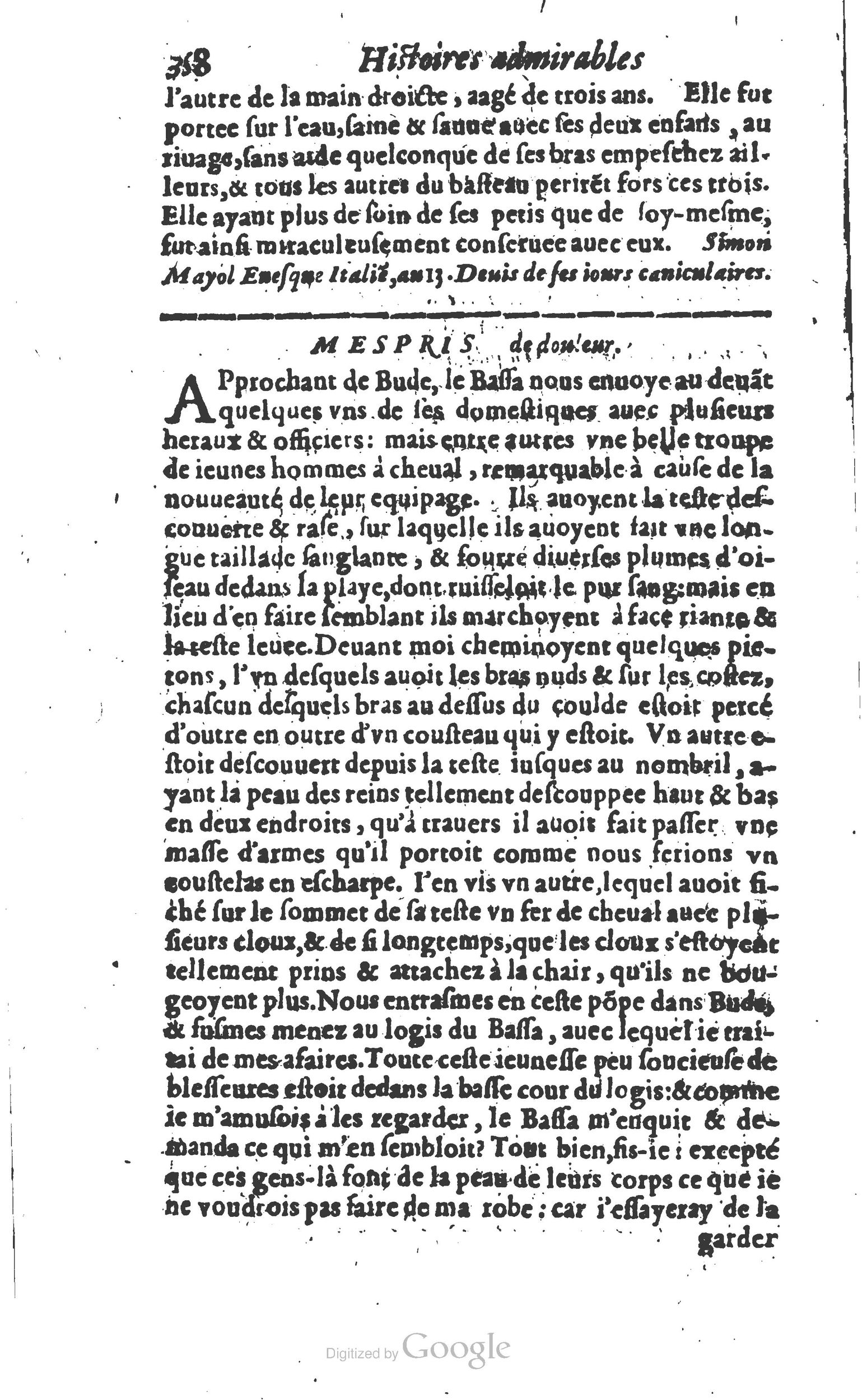 1610 - Paul Marceau - Trésor d’histoires admirables et mémorables - Princeton