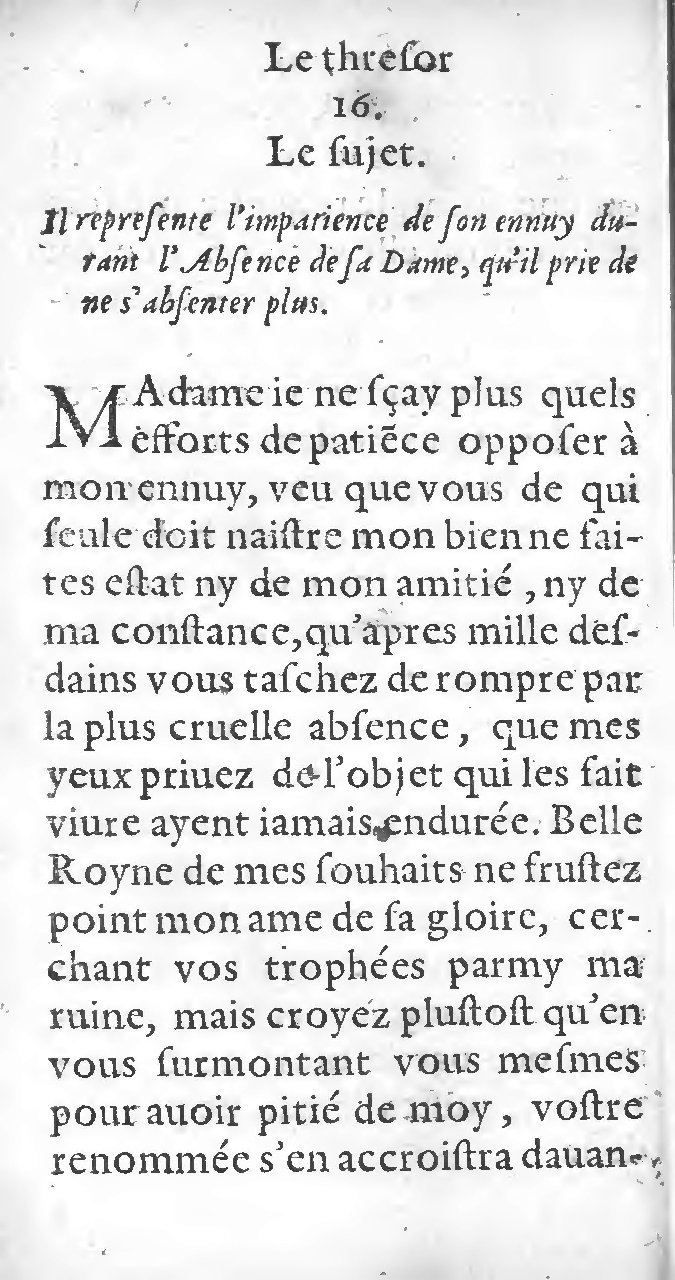 1597 - Thomas Daré - Trésor d’amour - Toronto