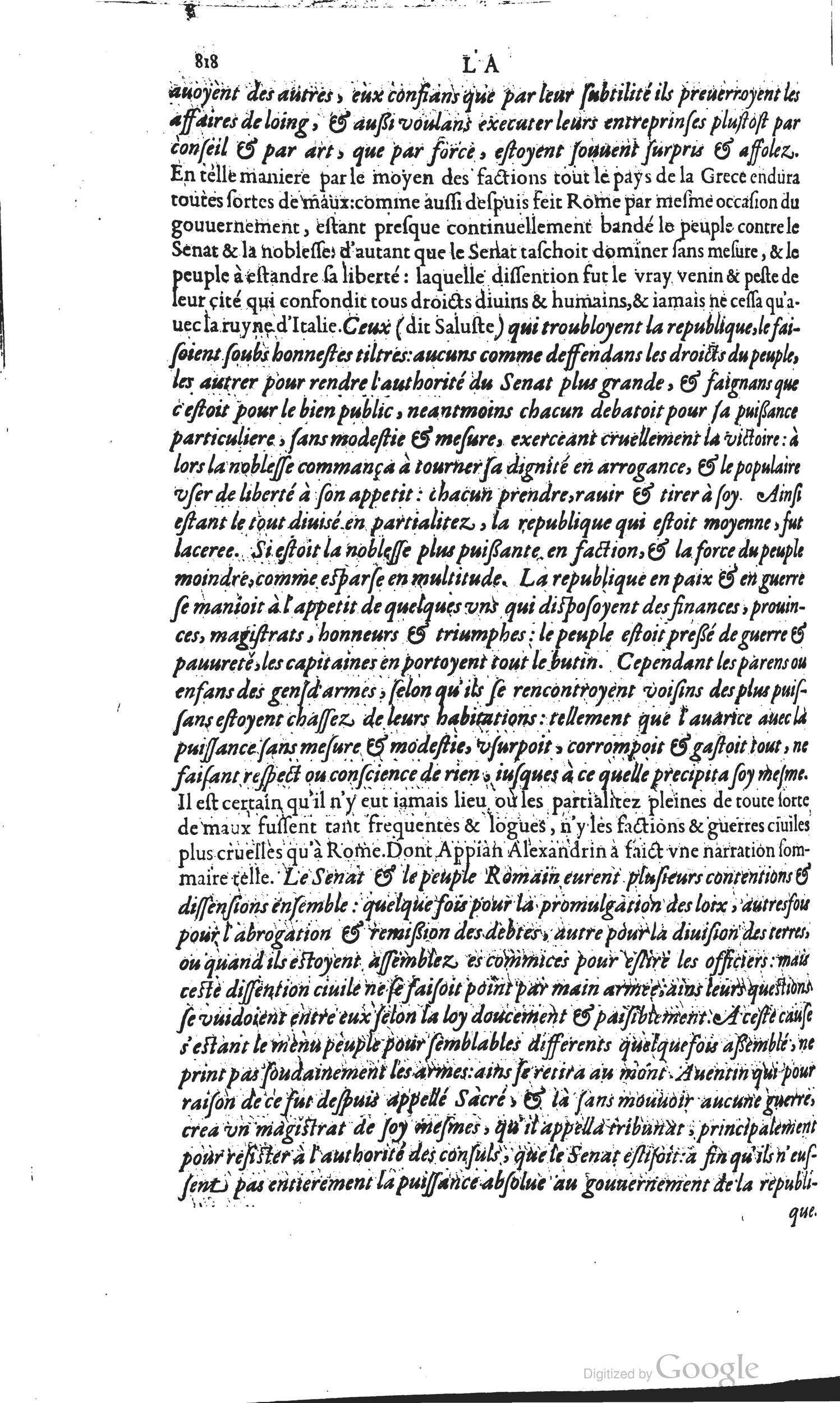 1585 - Barthélemy Honorat - Bibliothèques françaises - BSB Munich