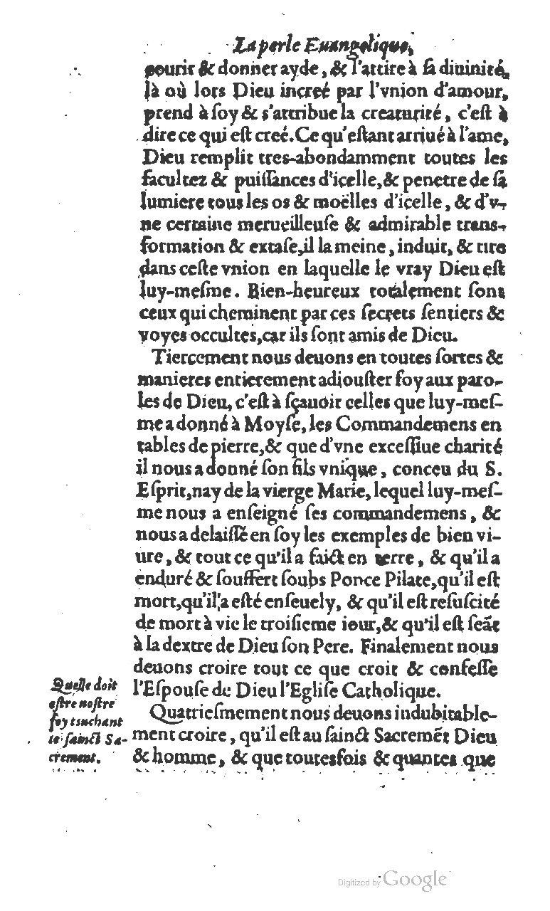 1602 - Veuve G. de la Noüe - Perle évangélique, Trésor incomparable de la sapience divine - UGent
