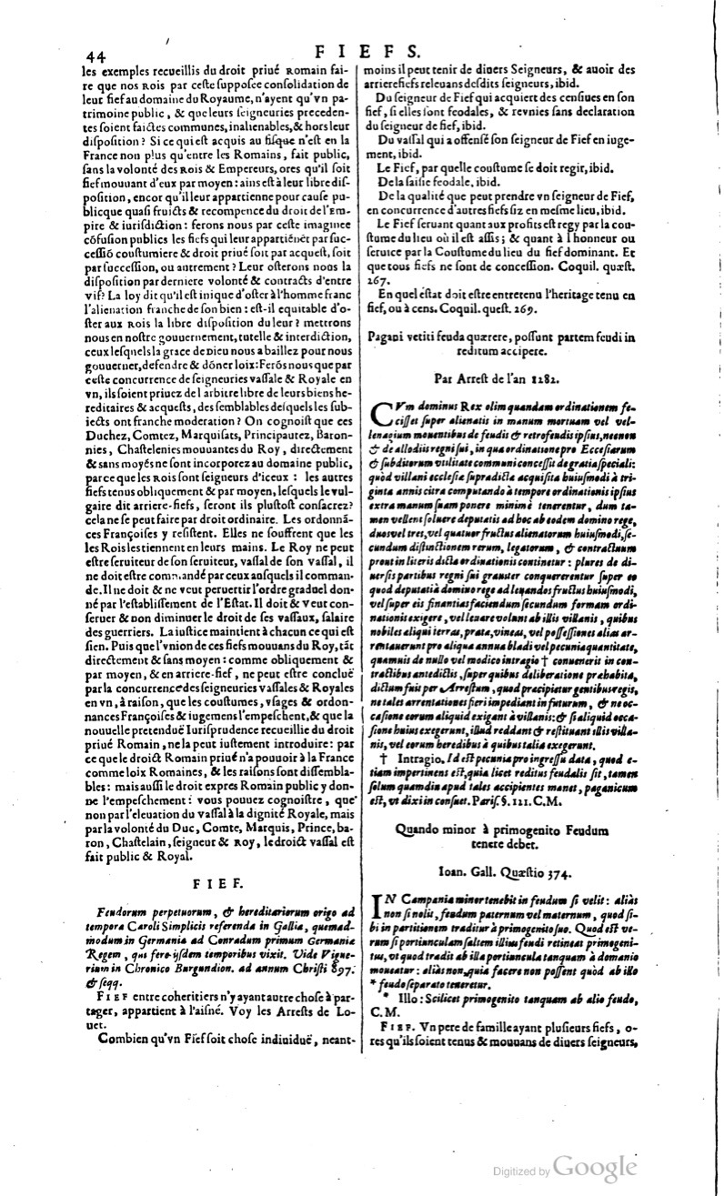 1629 - Veuve Nicolas Buon - Trésor du droit français (29620 T. 2) - BM Lyon 1629 - Veuve Nicolas Buon - Trésor du droit français (29620 T. 2) - BM Lyon