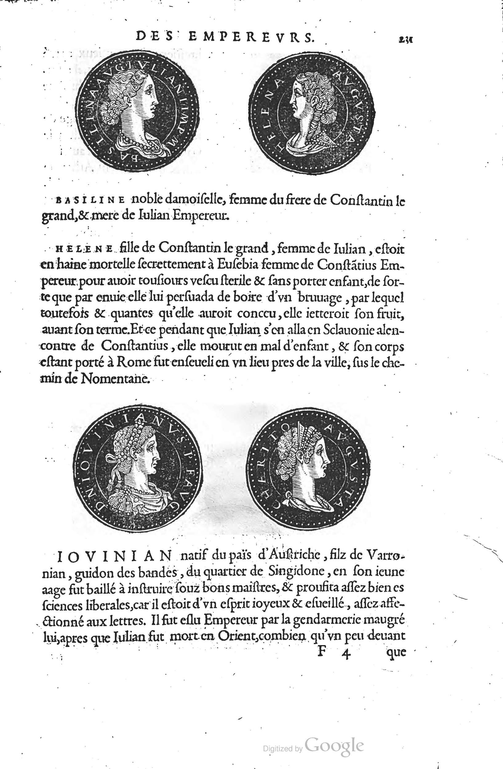 1553 - Jacopo Strada et Thomas Guérin - Épitome du Trésor des antiquités - Prague 1553 - Jacopo Strada et Thomas Guérin - Épitome du Trésor des antiquités - Prague