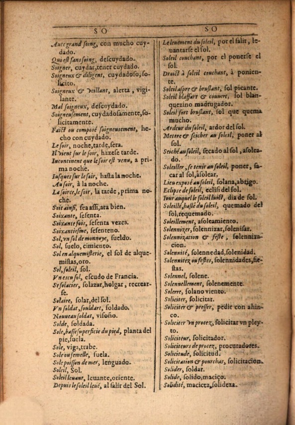 1607 - Marc Orry - Trésor des deux langues espagnole et française (Première et Seconde parties) - ÖNB Wien 1607 - Marc Orry - Trésor des deux langues espagnole et française (Première et Seconde parties) - ÖNB Wien