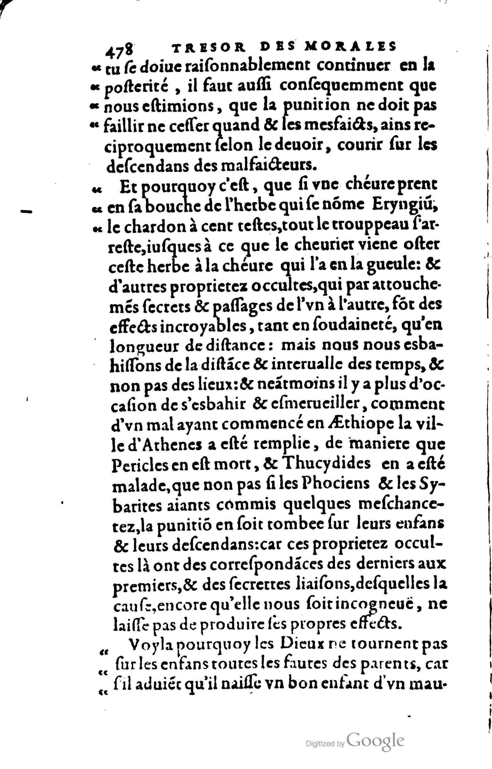 1578 - Jean Poupy - Trésor des morales de Plutarque - BSB Munich