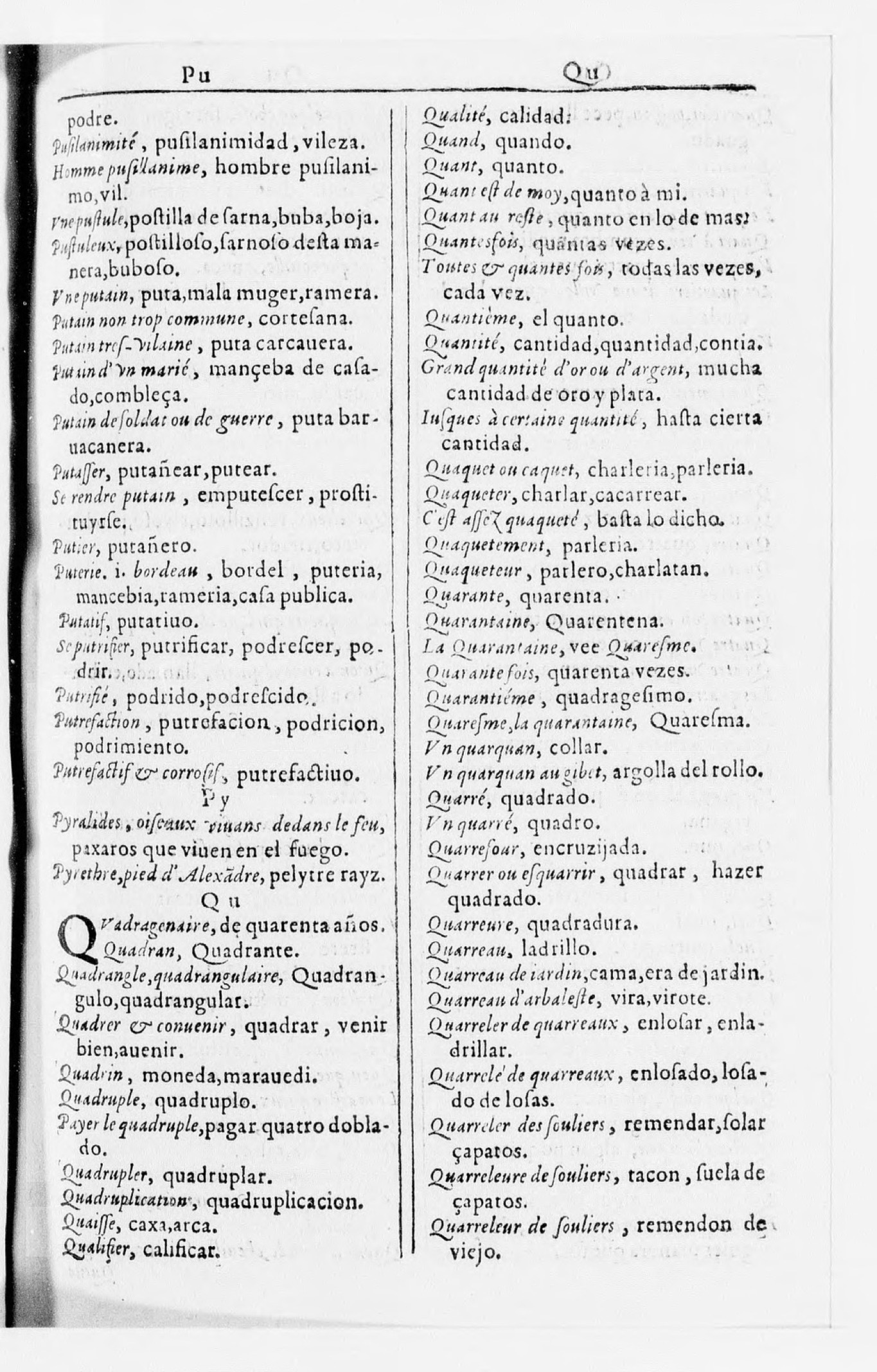1616 - Veuve Marc Orry - Trésor des deux langues espagnole et française (Seconde partie) - BnF 1616 - Veuve Marc Orry - Trésor des deux langues espagnole et française (Seconde partie) - BnF