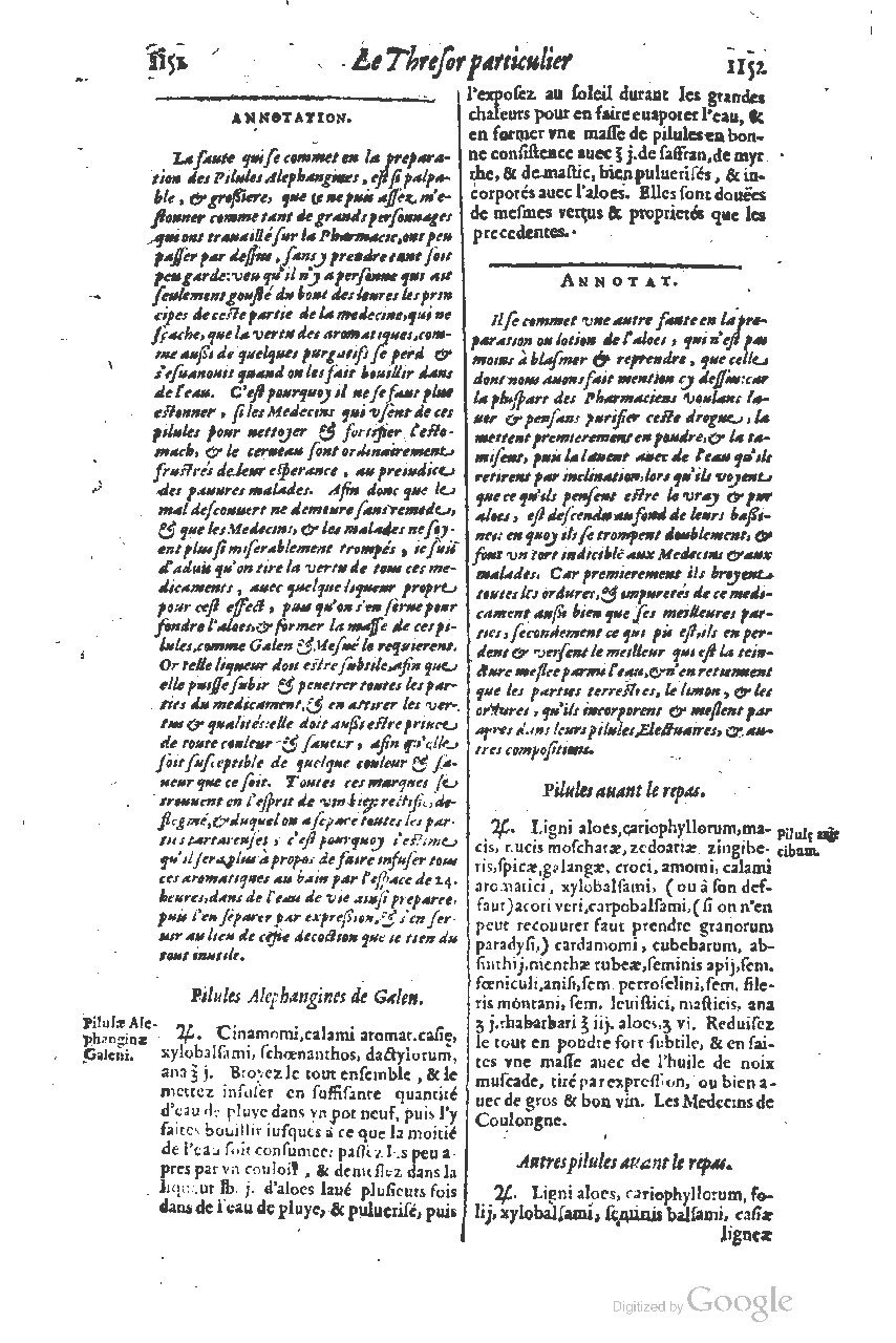 1616 - Étienne Gamonet - Grand trésor ou dispensaire - BSB Munich