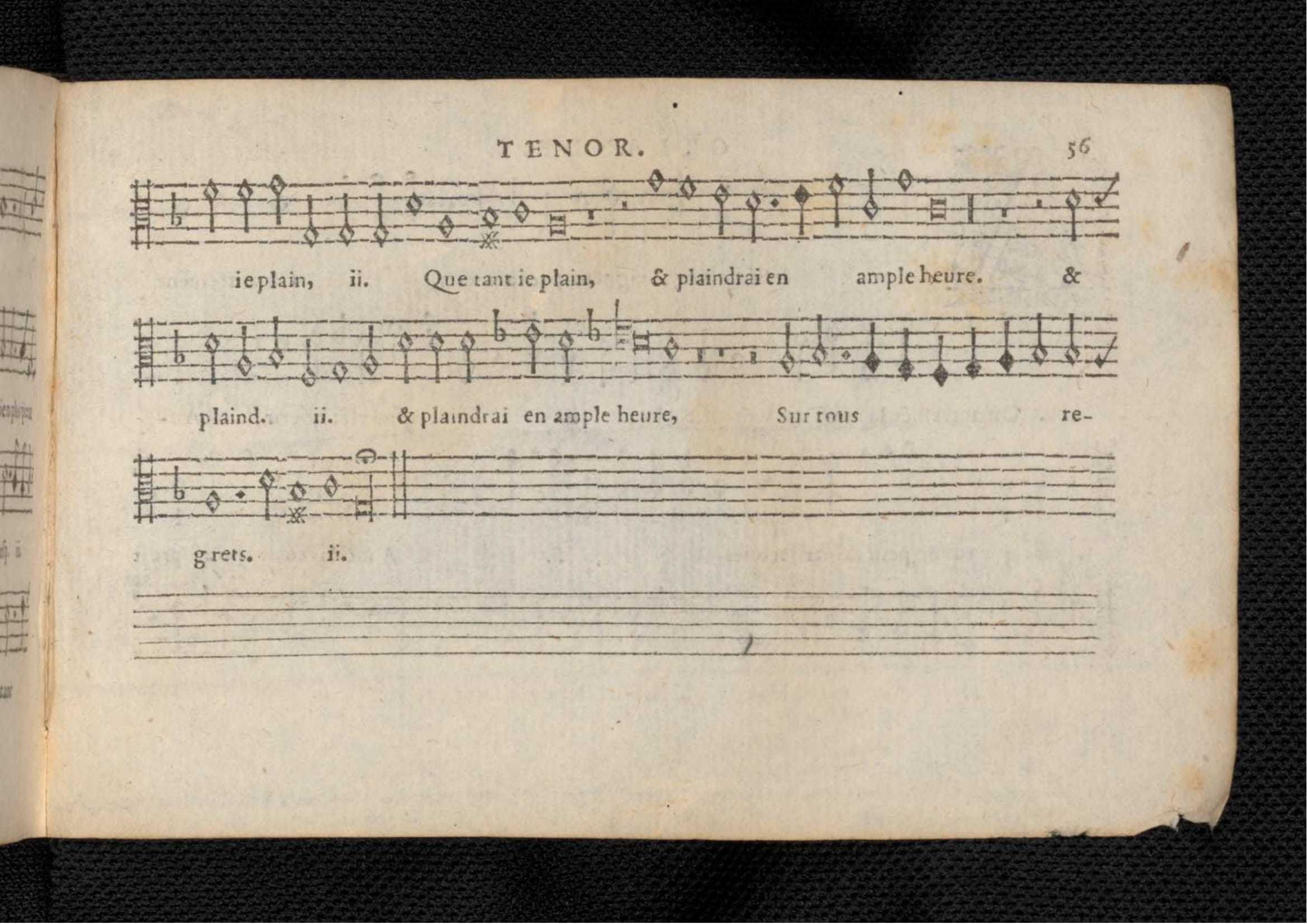 1576 - [Pierre de Saint-André] - Trésor de musique d’Orlande de Lassus Tenor - KBR Bruxelles