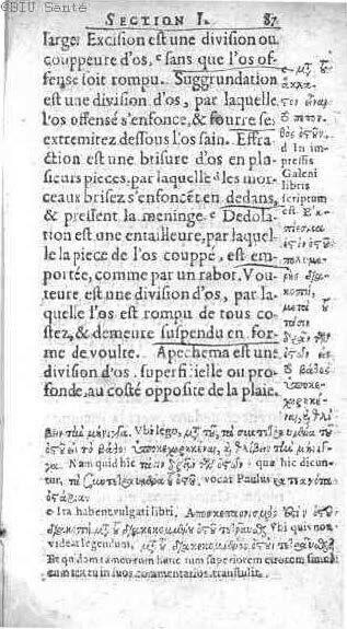 1612 - Thomas Portau - Trésor de chirurgie - BIU Santé