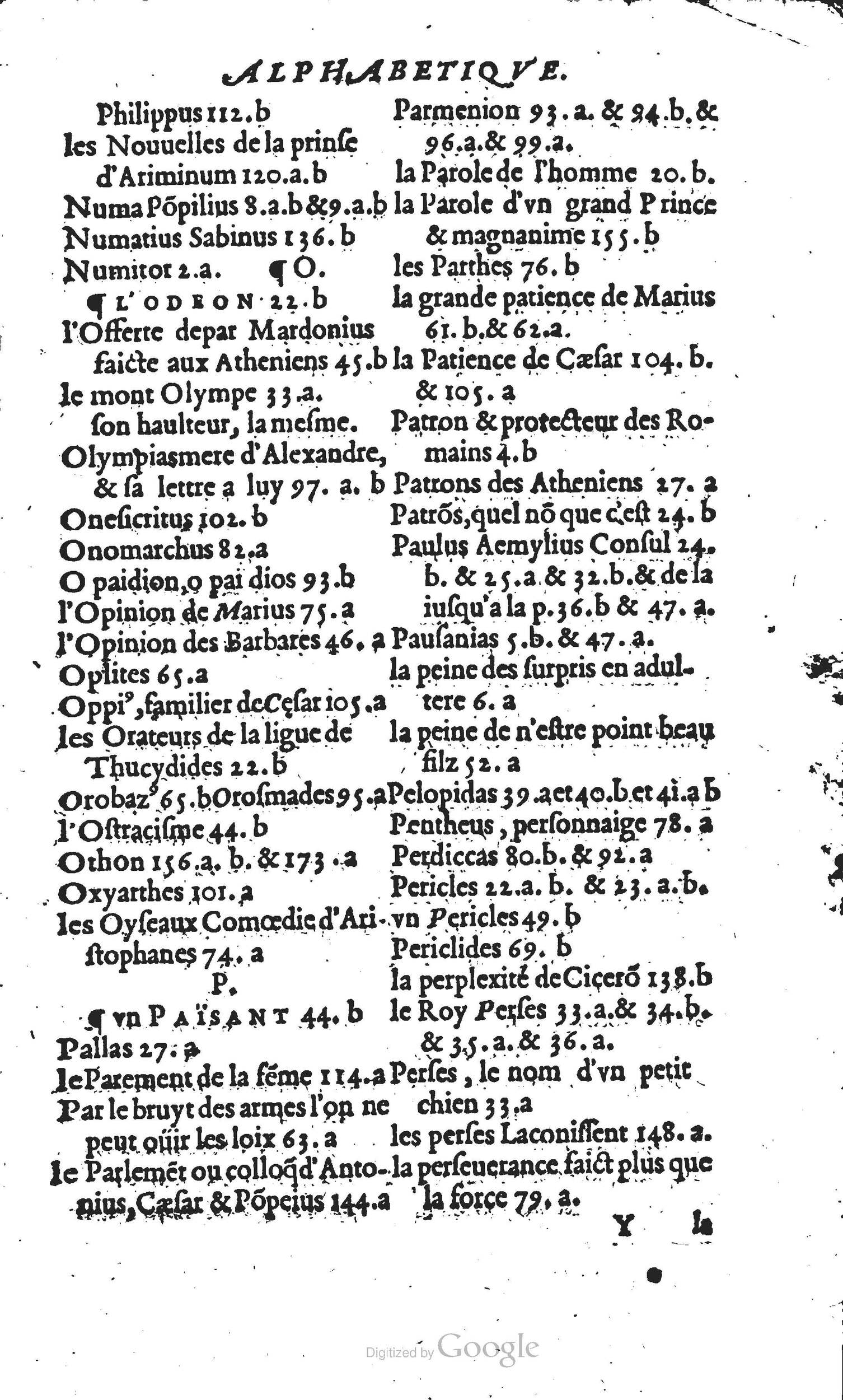 1567 - Willem Silvius - Trésor des vies de Plutarque - Anvers Musée Plantin-Moretus