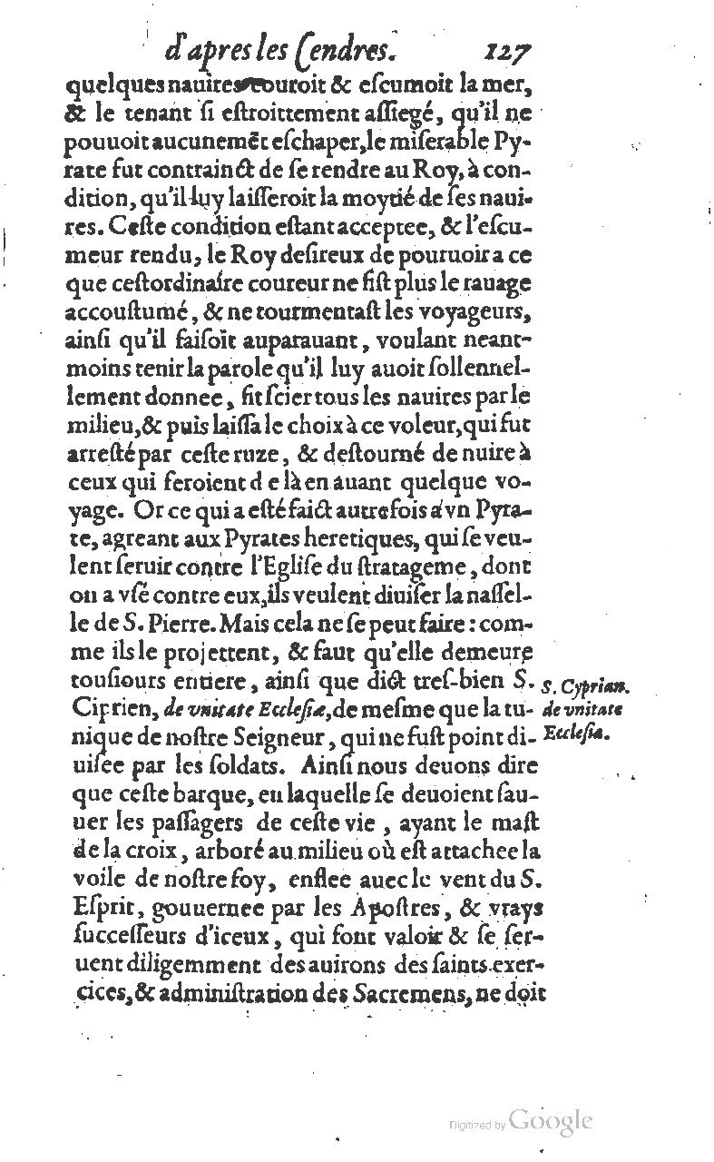 1607 - Nicolas Du Fossé - Trésor quadragésimal - T 01 - BM Lyon
