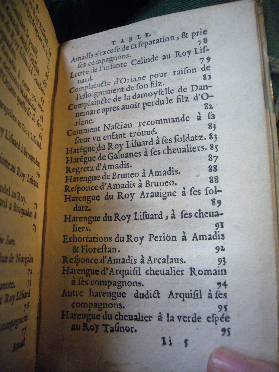 1567 - Jean Pygot - Trésor des Amadis - BnF Arsenal