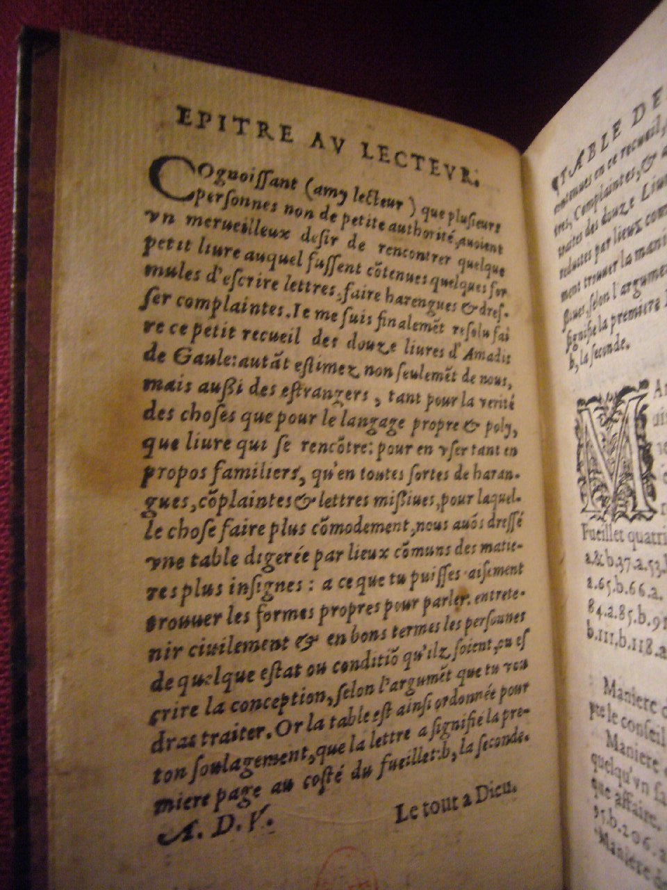 1564 - Vincent Norment et Jeanne Bruneau - Trésor des Amadis - BnF