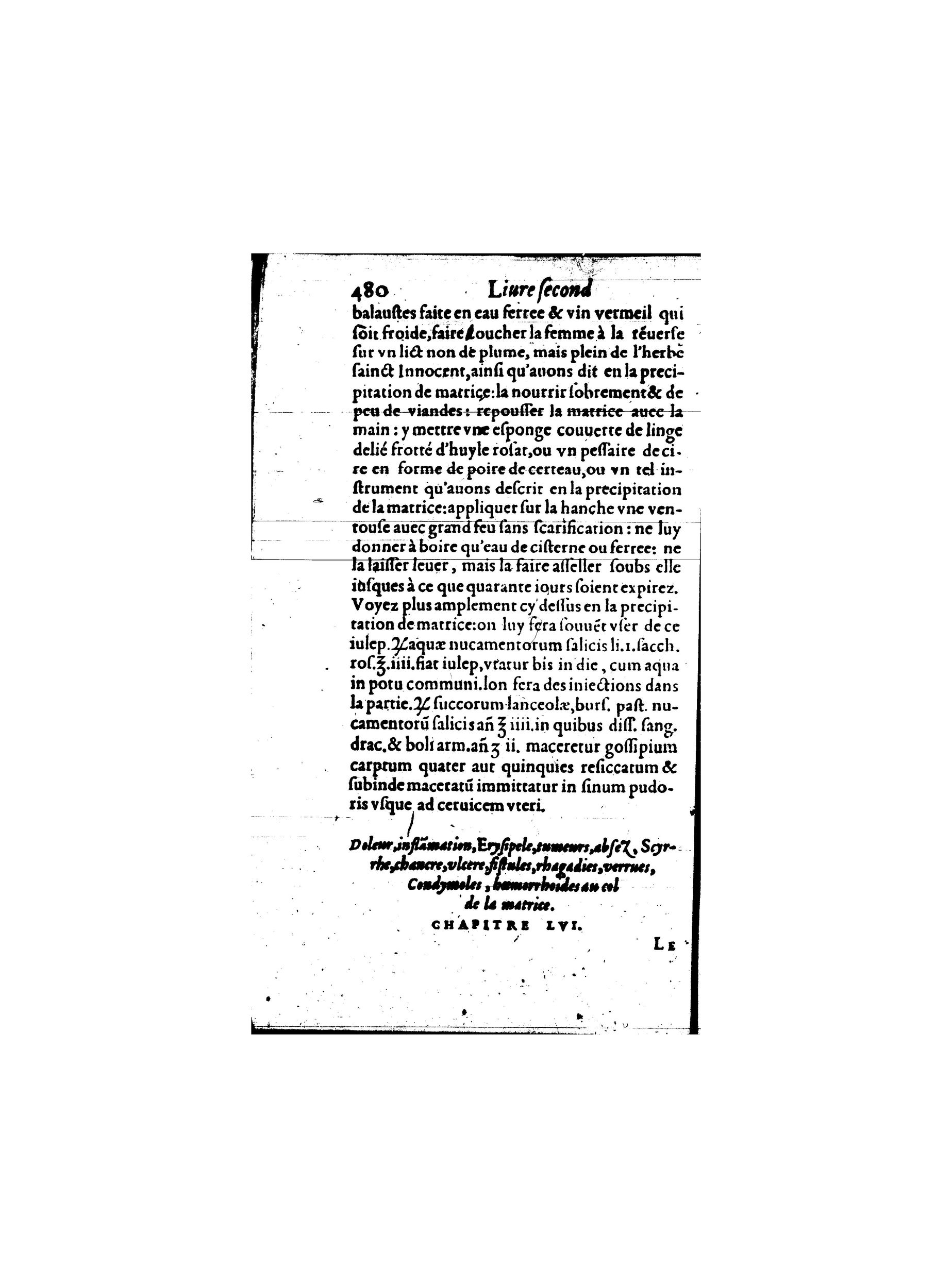 1587 - Jacques du Puis - Trésor des remèdes secrets pour les maladies des femmes - BnF