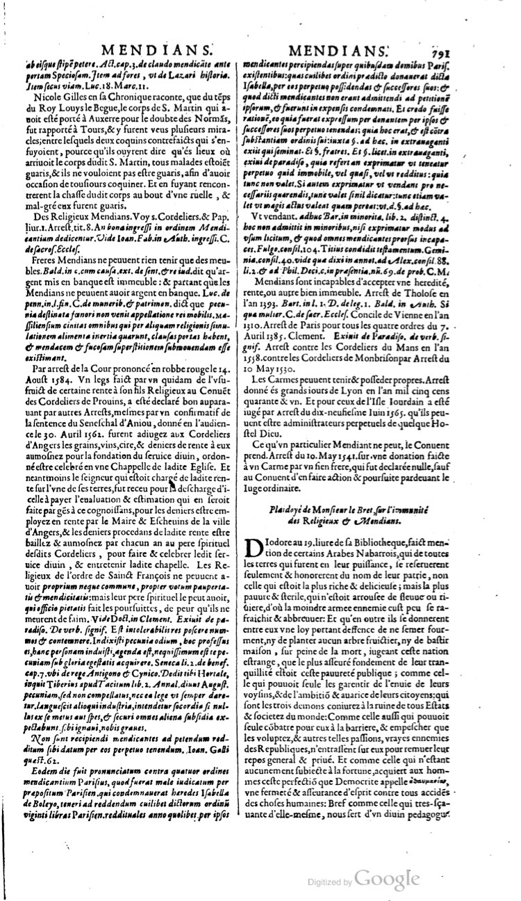 1629 - Veuve Nicolas Buon - Trésor du droit français (21754 T. 2) - BM Lyon