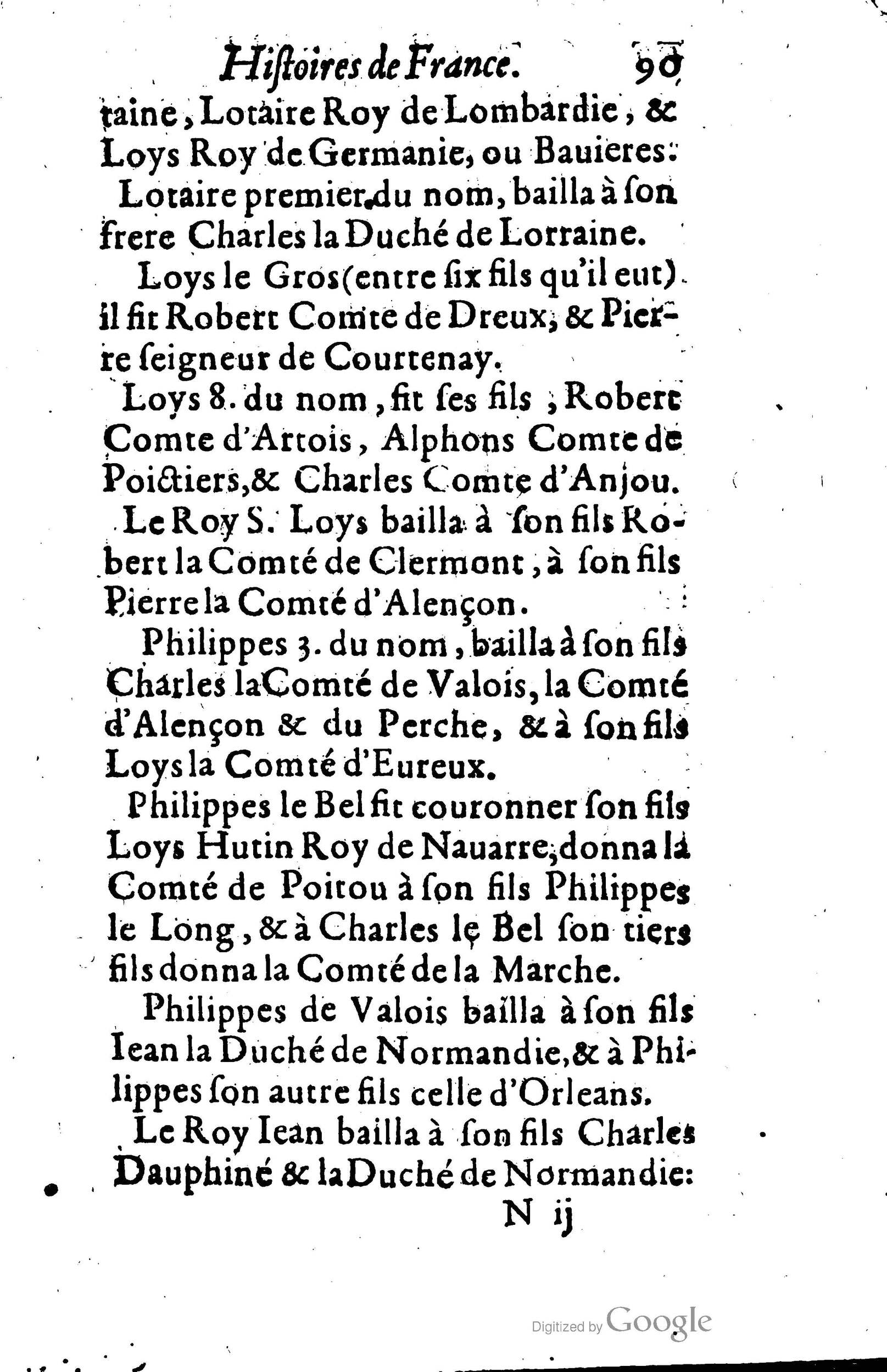 1619 - Jean Corrozet - Trésor des histoires de France - BSB Munich