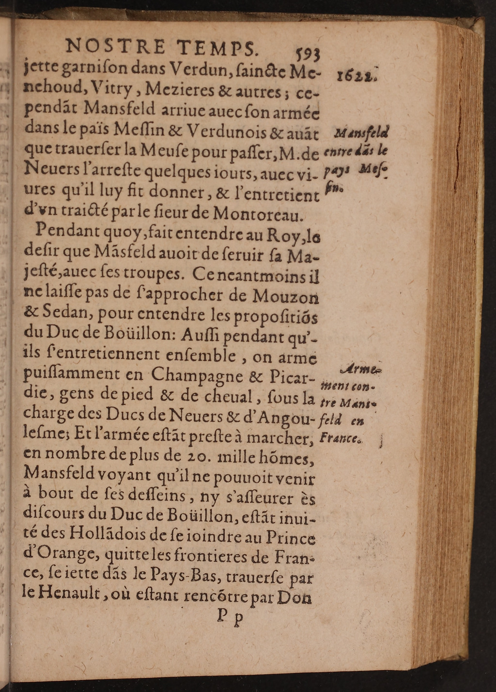 1626 - Joseph Bouillerot - Trésor de l’histoire générale de notre temps - BnF Arsenal