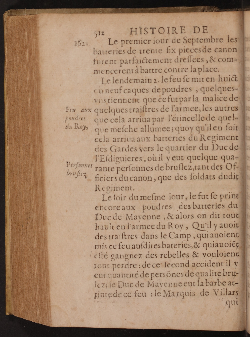 1626 - Joseph Bouillerot - Trésor de l’histoire générale de notre temps - BnF Arsenal