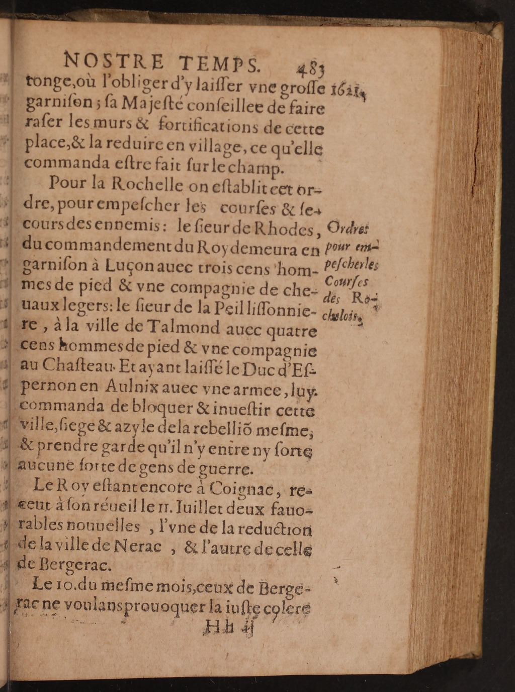 1626 - Joseph Bouillerot - Trésor de l’histoire générale de notre temps - BnF Arsenal