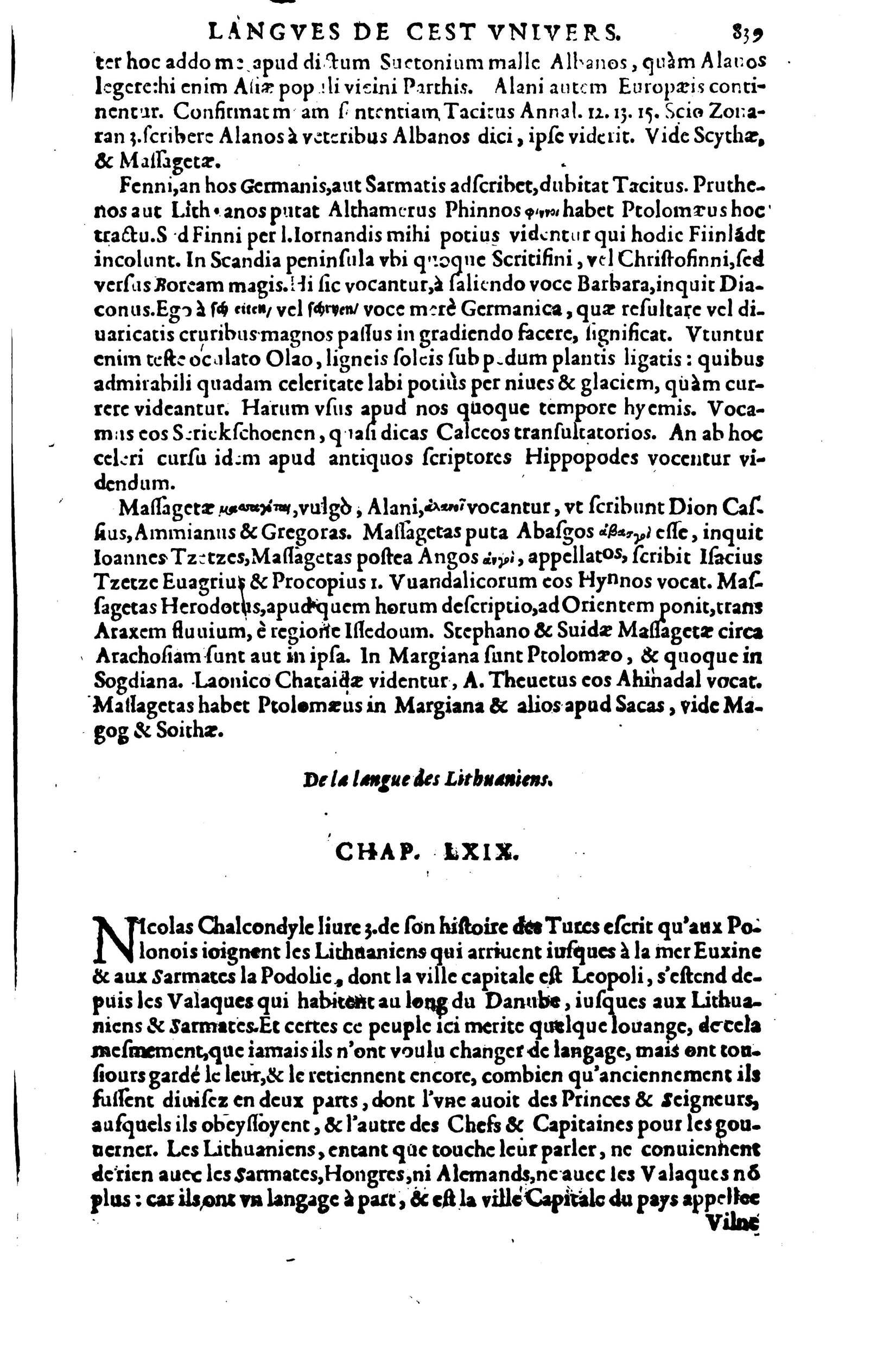 1619 - SHC - Trésor de l’histoire des langues de cet univers - BM Lyon