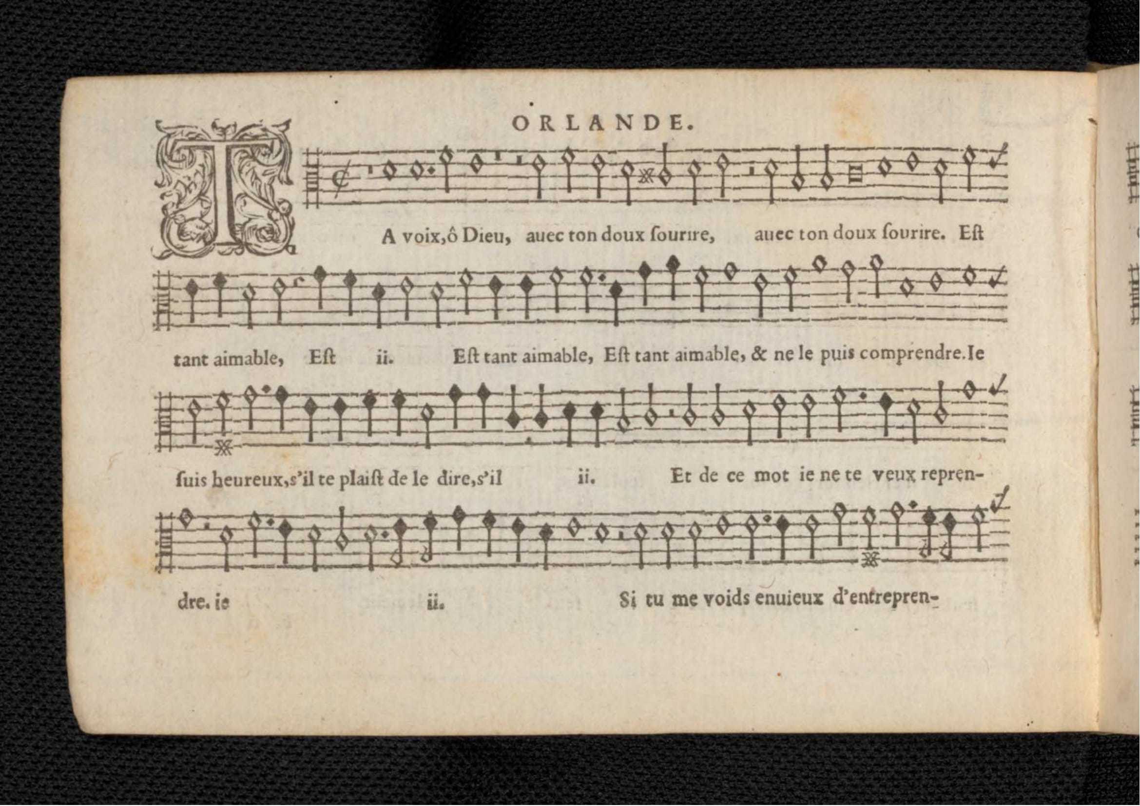 1576 - [Pierre de Saint-André] - Trésor de musique d’Orlande de Lassus Tenor - KBR Bruxelles