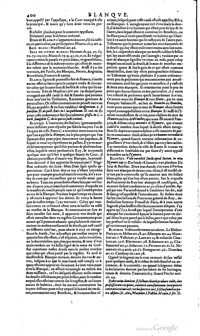 1629 - Veuve Nicolas Buon - Trésor du droit français (29620 T. 1) - BM Lyon