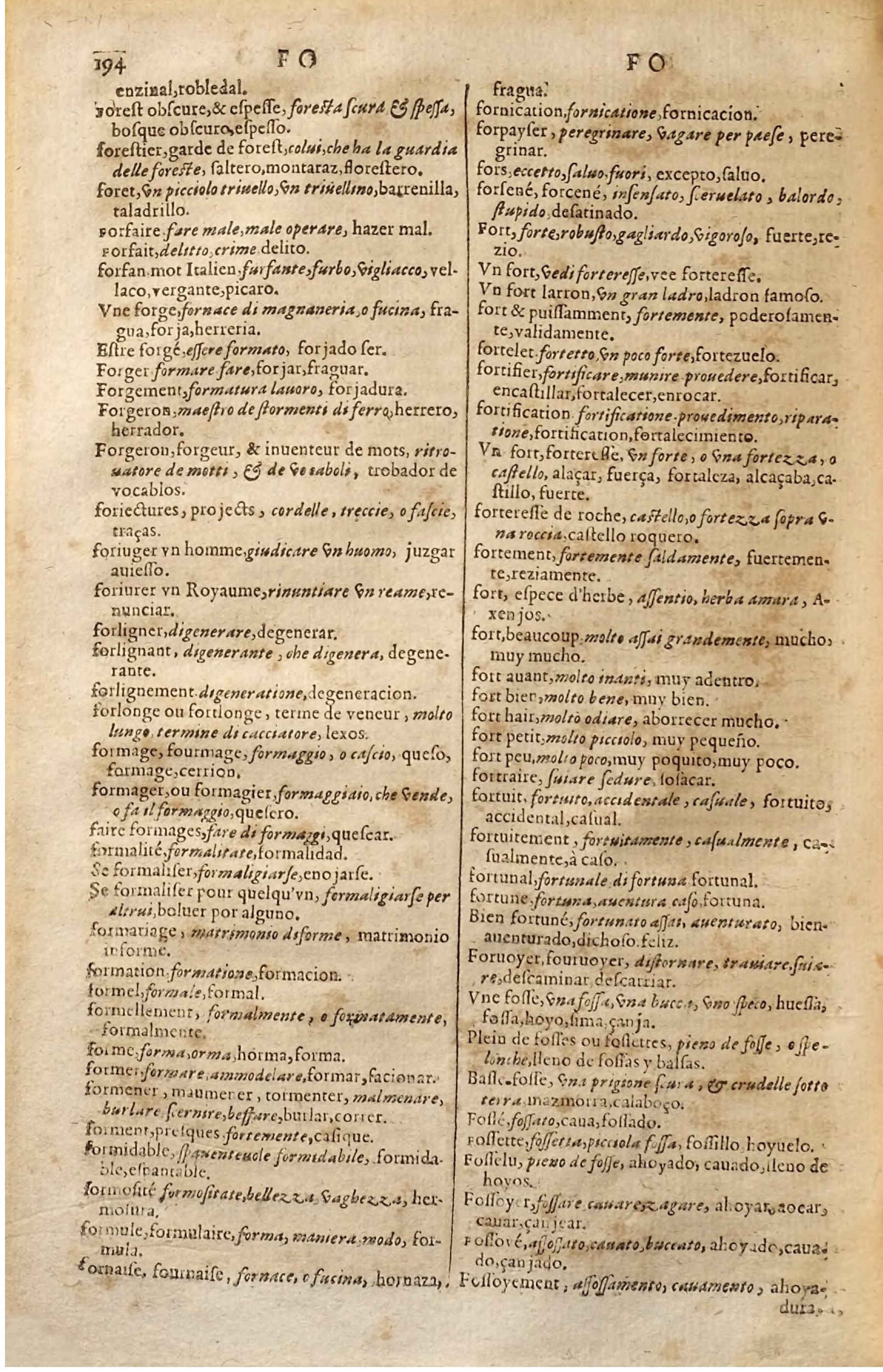 1627 - Jacques Crespin - Trésor des trois langues (Seconde partie) - Regensburg