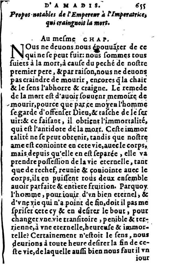 1582 - Jean Huguetan - Trésor des Amadis T. 2 - BM Lyon 1582 - Jean Huguetan - Trésor des Amadis T. 2 - BM Lyon