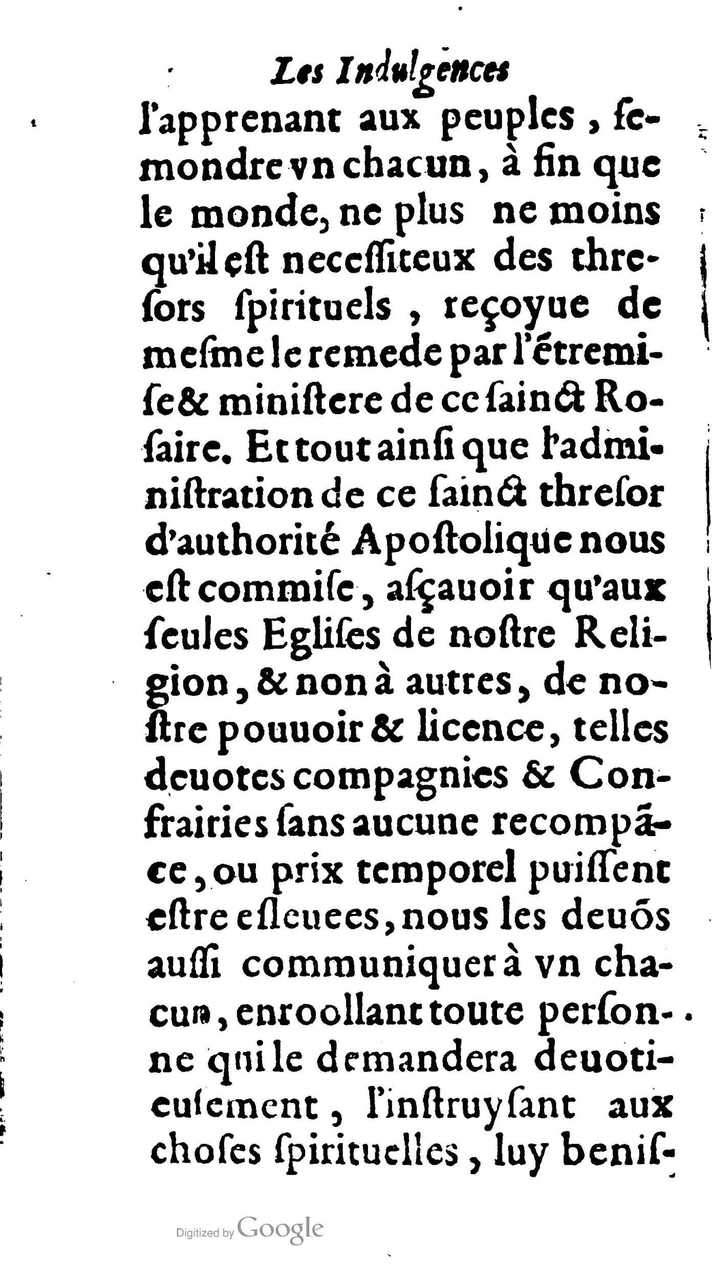 1604 - Jean Le Bouc - Trésor des indulgences du Saint Rosaire - BM Lyon