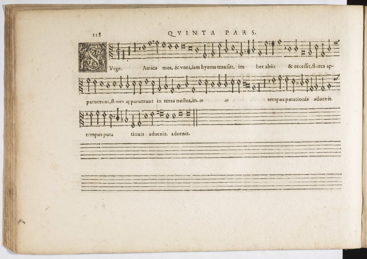 1594 - Paul Marceau - Trésor de musique d&#039;Orlande de Lassus, Superius, Bassus, Tenor, Quinta pars - BnF