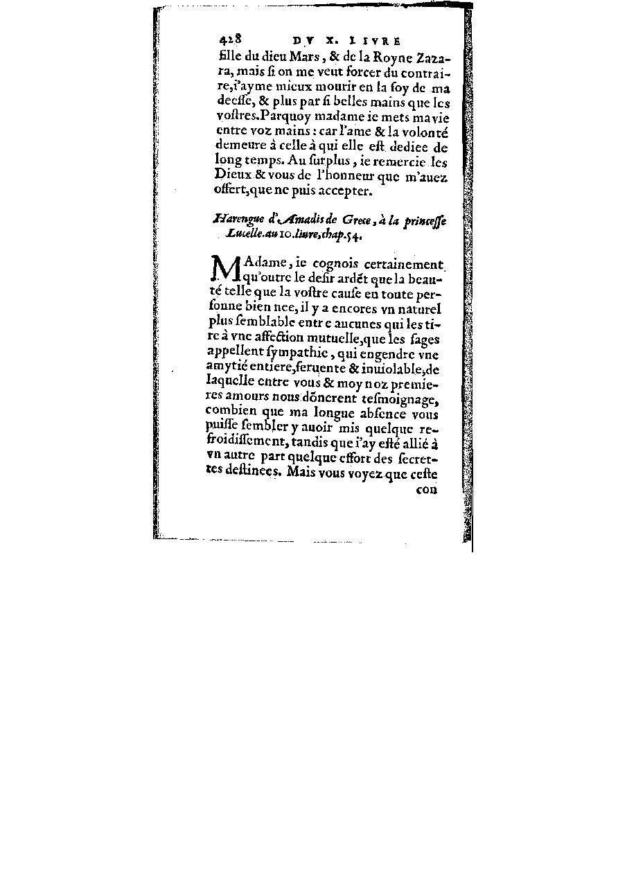 1572 - Veuve Gabriel Cotier - Trésor des Amadis - BM Lyon