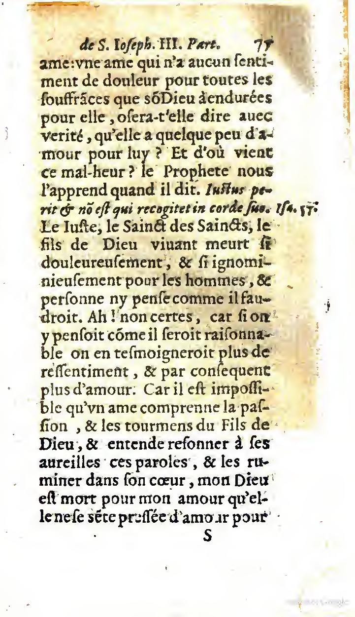 1646 - Jean Piot - Trésor inestimable de Saint-Joseph - BNC Rome