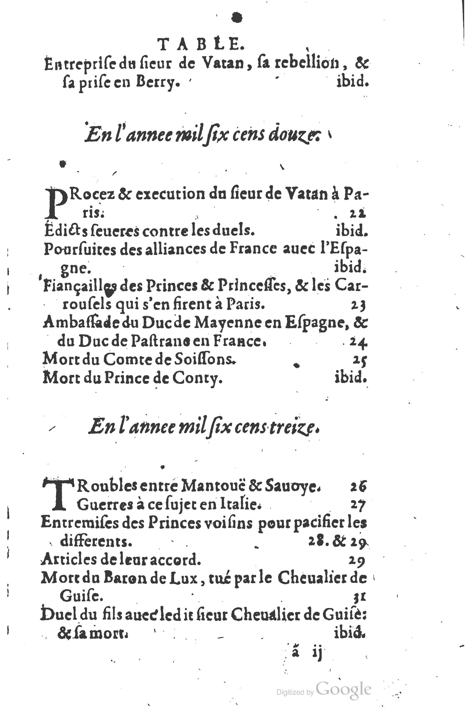 1626 - Joseph Bouillerot - Trésor de l’histoire générale de notre temps - BSB Munich