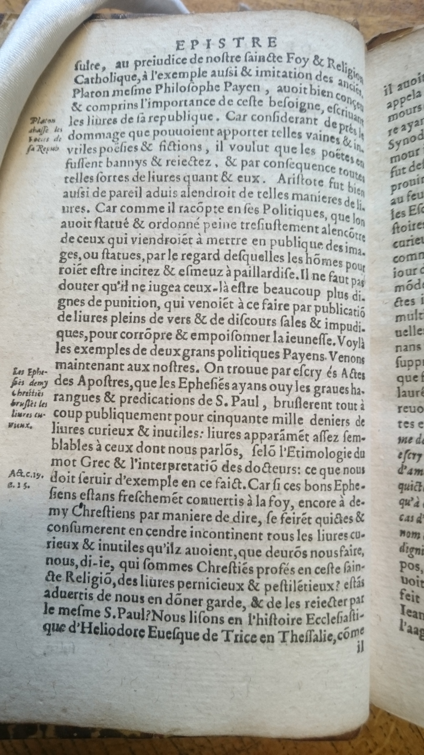 1599 - Balthazar Bellère - Trésor des faits et dits mémorables des hommes saints et illustres - Douai Quincy