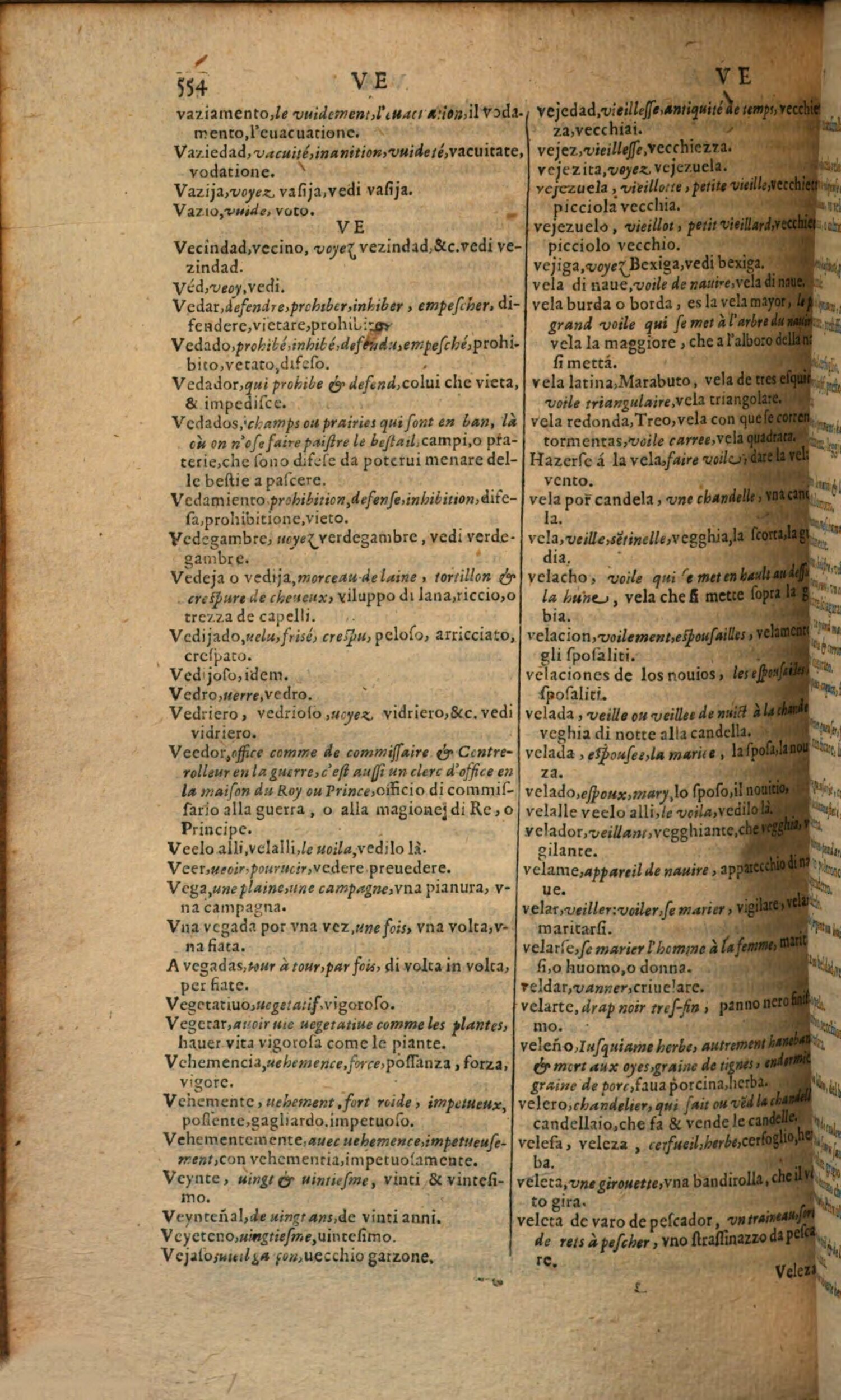 1617 - Samuel Crespin - Trésor des trois langues espagnole, française et italienne (Première partie) - Regensburg
