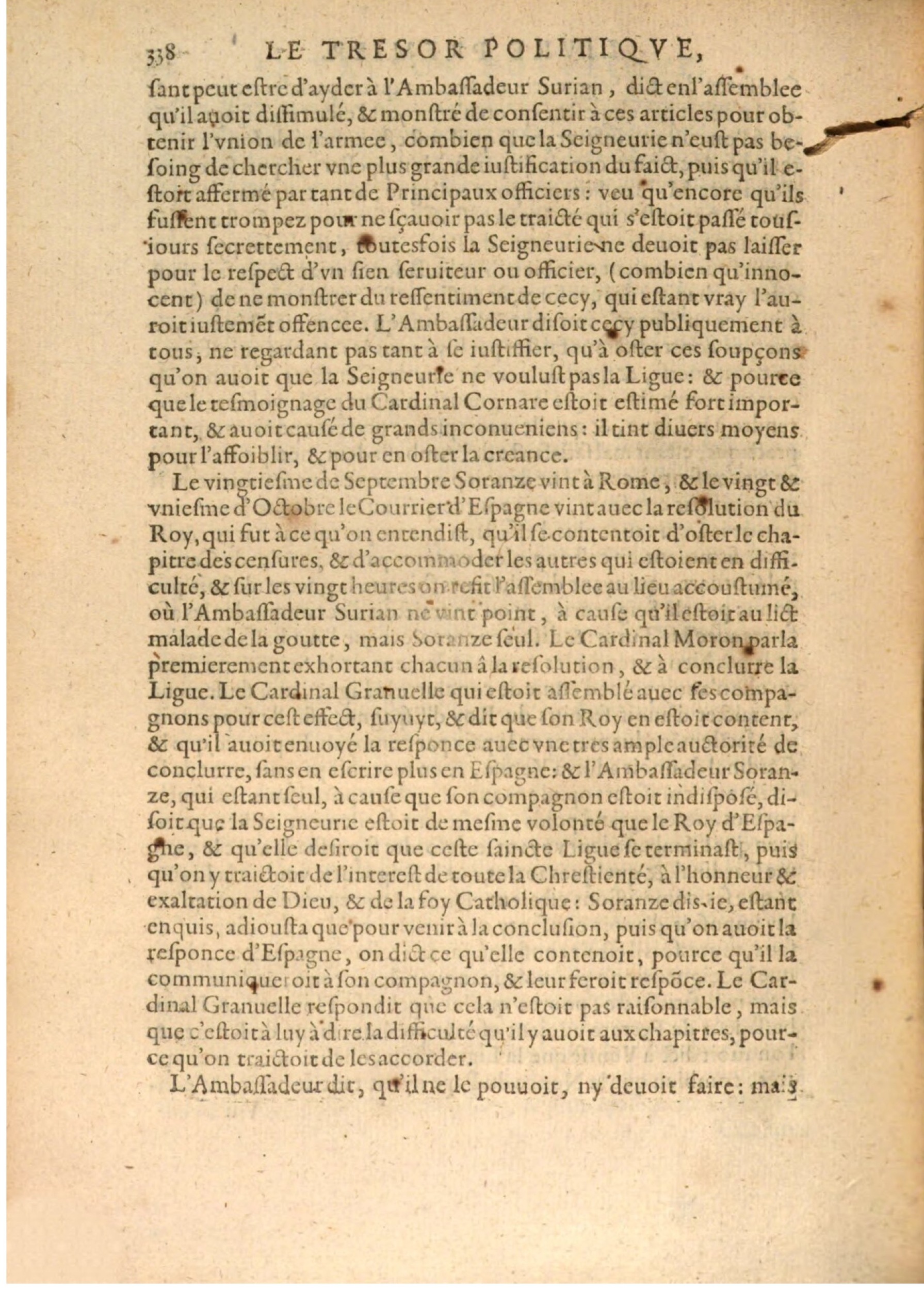 1608 - Nicolas Du Fossé - Trésor politique - BSB Munich