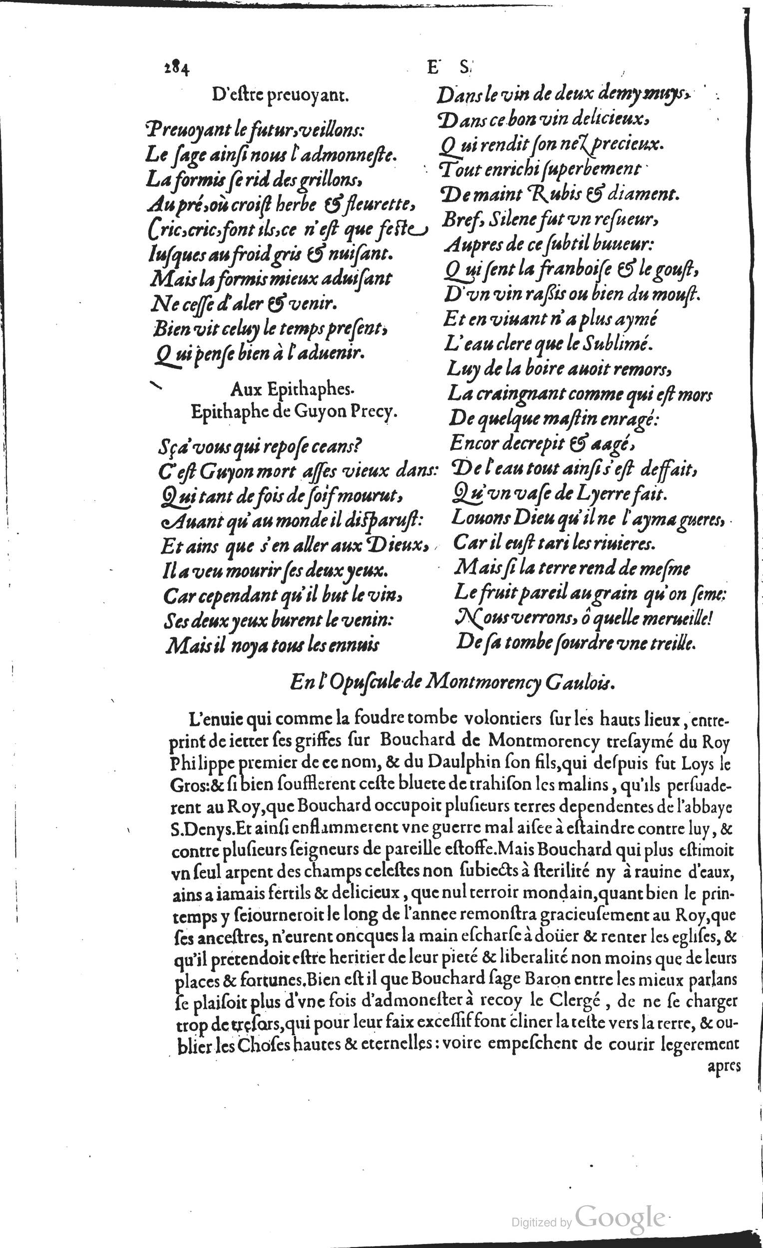 1585 - Barthélemy Honorat - Bibliothèques françaises - BSB Munich